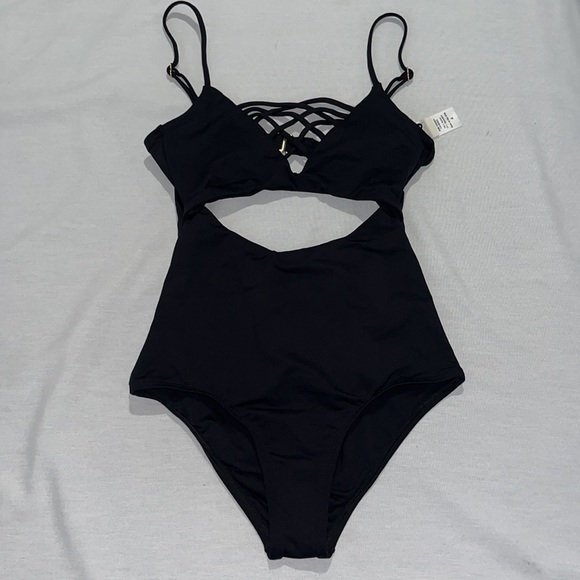 NWOT L*SPACE MADI ONE PIECE SWIMSUIT Sz 4 - Picture 2 of 12